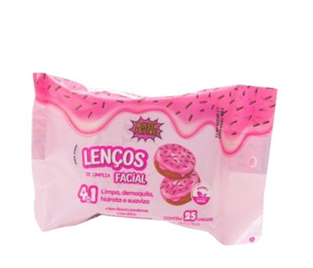 Lenços Demaquilante 4 em 1 Donuts - Super Poderes