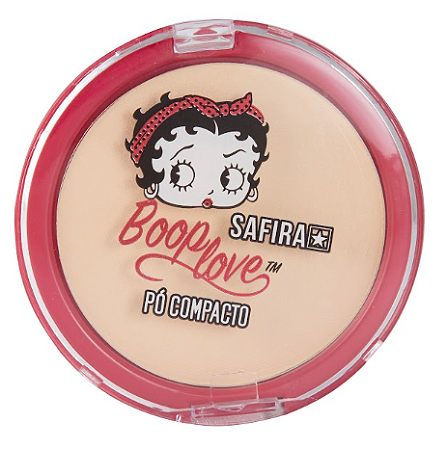 Pó Compacto Vegano e Sem Parabenos BETTY BOOP Cor 1 - Safira