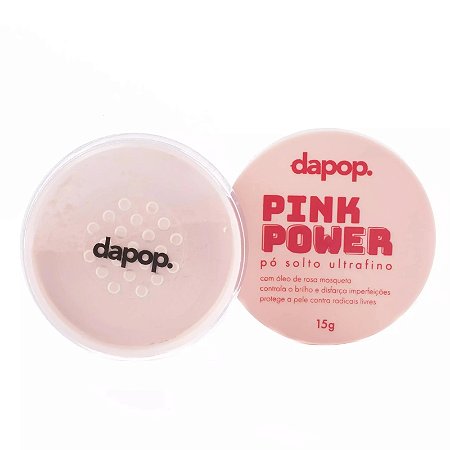 Pó Solto Ultra Fino Pink Powder - Dapop