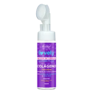 Mousse de Limpeza Facial Lovely Colageno - Face Beautiful