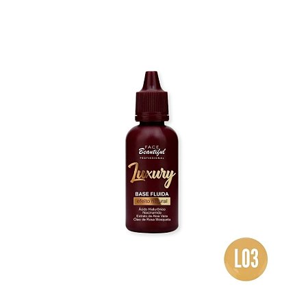 Base Fluida Luxury Cor 03 - Face Beautiful