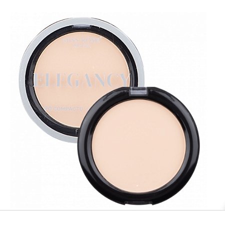 Pó Compacto Facial Elegancy Miss Rôse - 01 Rubi