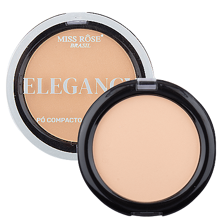 Pó Compacto Facial Elegancy Miss Rôse - 03 Quartzo