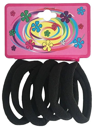 Pacote com 72 Pompom de Cabelo Preto  (Pequeno) -  Por 10,00
