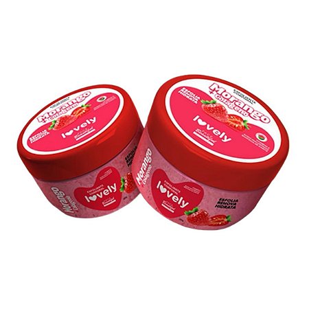 Esfoliante Morango + Colágeno - Lovely - face beautiful