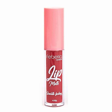 Batom Lip Matte Smooth Feeling Febella - Cor 03