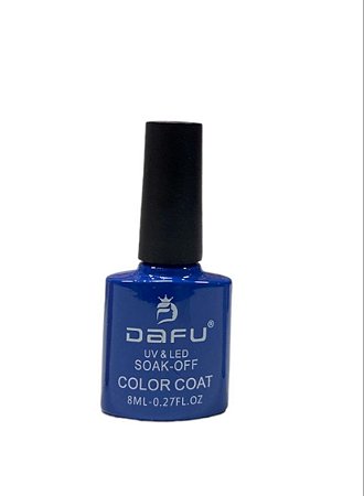 Esmalte em Gel Color Coat Caixa Azul com Flor Dafu - Cor E031