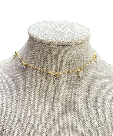 Choker Folheado a Ouro - A5