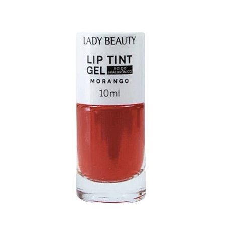 Lip Tint Gel Lady Beauty - Sabor Morango
