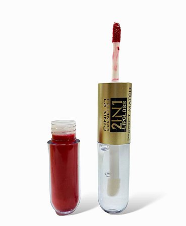 Batom Matte e Lip Gloss Perfect Matte Pink 21 - Cor 05