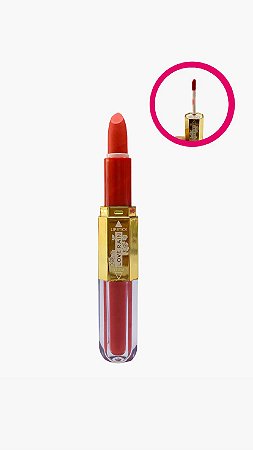 Batom Lip Stick + Lip Gloss L730 Cor 04 - Love Rain