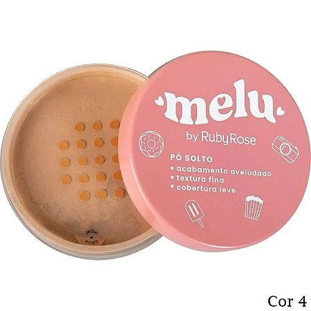 Pó Solto Aveludado Cor 4 - Melu