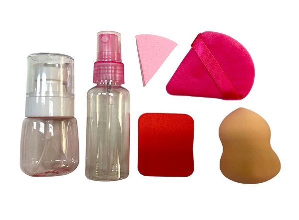 Kit de Esponja com 4 unidades + 2 frascos - Royal