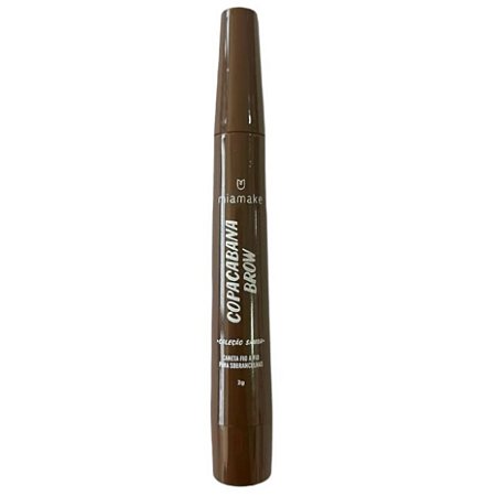 Caneta Fio A Fio Para Sobrancelhas Copacabana Brow Marrom - Mia Make