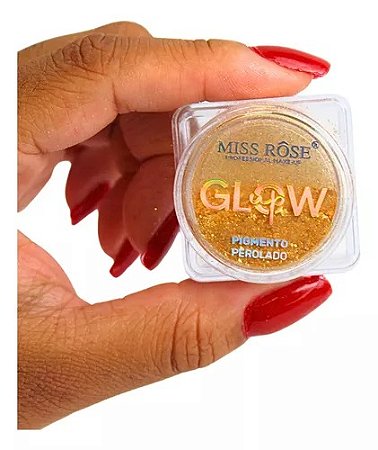 Pigmento Perolado Glow  Dourado 03 - Miss Rôse