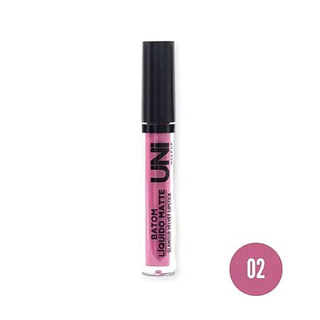 Batom Glamur COR 02 - Uni Makeup