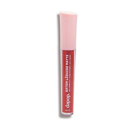 Batom Liquido Matte Vermelho Poderoso COR A - Dapop