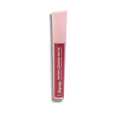 Batom Liquido Matte Vermelho Poderoso COR B - Dapop