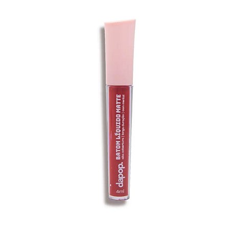 Batom Liquido Matte Vermelho Poderoso COR C - Dapop