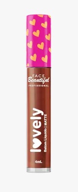 Batom Líquido Matte Vegano Lovely A05 - Face Beautiful