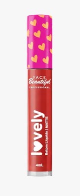 Batom Líquido Matte Vegano Lovely B07 - Face Beautiful