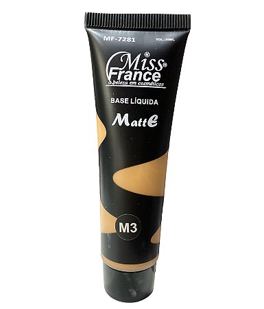 Base Líquida Matte Cor M3 - Miss France