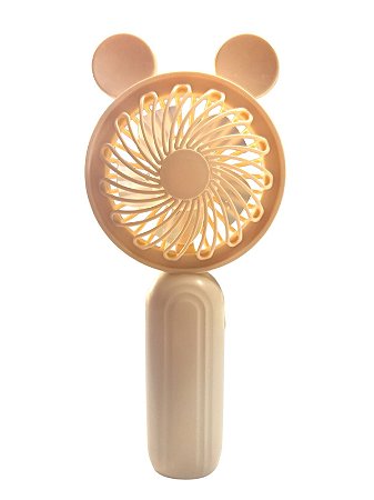 Mini Ventilador Portátil - Salmão(Orelhinha)