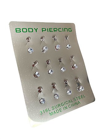 Piercing umbigo  12 unidades - Ponto de Luz