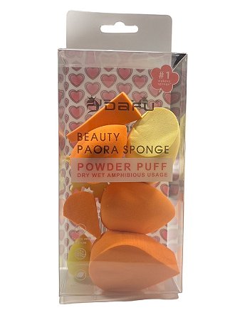 Kit com 8 Esponjas Diversas - Dafu (CORES ENVIADAS ALEATÓRIAMENTE)