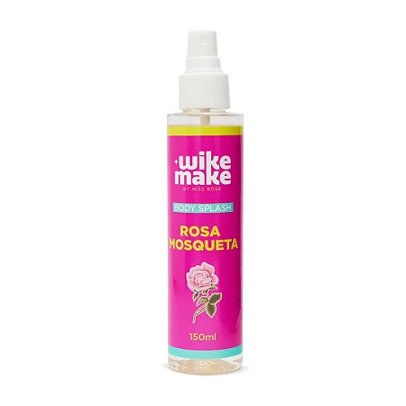 Body Splash Rosa Mosqueta Wike Make Miss Rose 150ml
