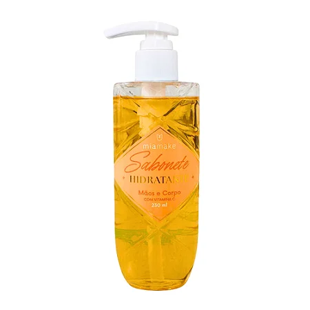 Sabonete Hidratante Mãos e Corpo 230ml - Vitamina C - Mia Make