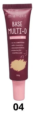 Base Líquida Multi-D Cor 04 - Mia Make