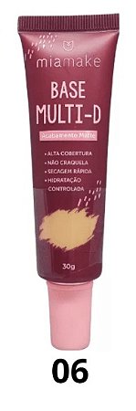 Base Líquida Multi-D Cor 06 - Mia Make