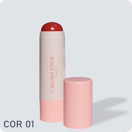 Blush Stick 3 em 1 Miss Lary - Cor 01