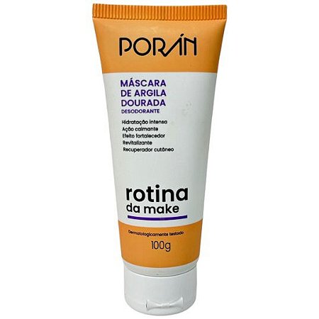 Mascara de Argila Dourada Rotina Make - Porán