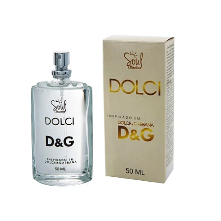 Colônia Feminina Dolci Inspirado em Dolce e Gabbana Soul Cosméticos