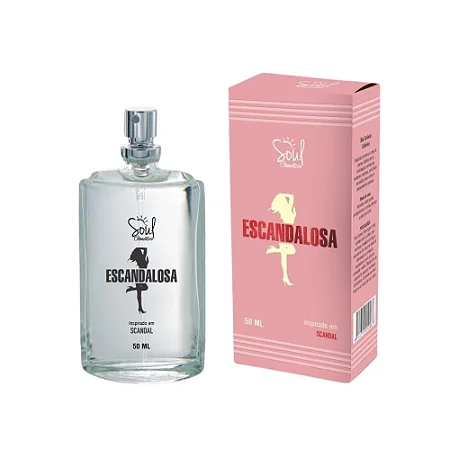 Colônia Feminina Escandalosa Inspirado em Scandal Soul Cosméticos