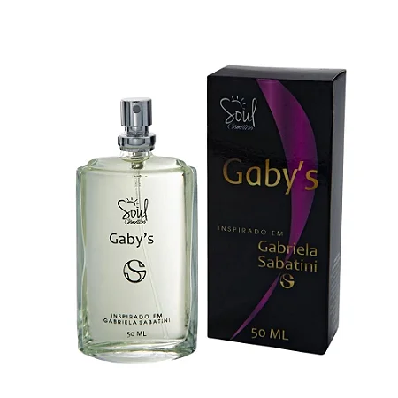 Colônia Feminina Gabys Inspirado em Gabriela Sabatini Soul Cosméticos