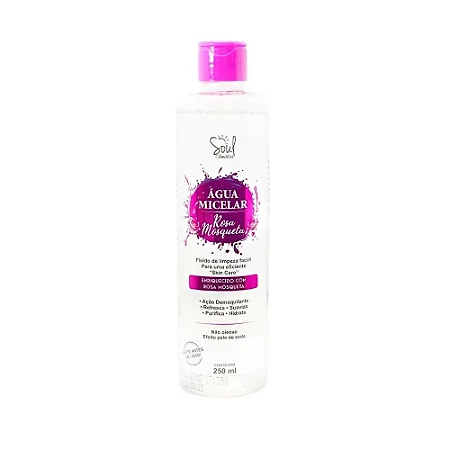 Água Micelar Rosa Mosqueta Soul Cosméticos