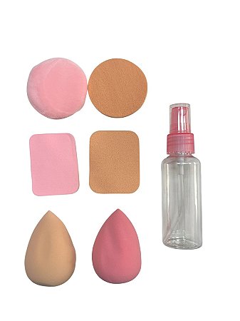 Kit de Esponjas com 6 unidades + Frasco