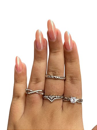 CONJUNTO DE ANÉIS (PRATA) A3