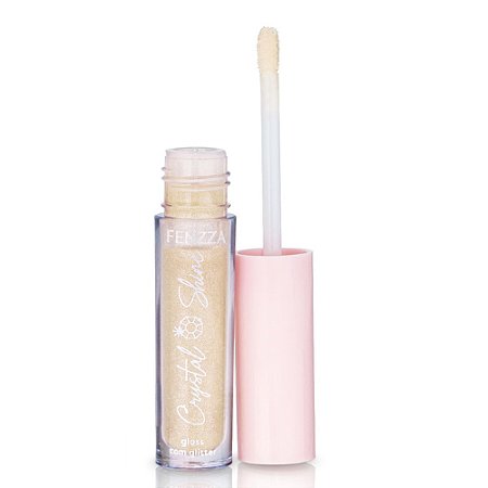 Gloss com Glitter DOURADO -  FENZZA