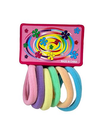 Pacote com 72 Pompom de Cabelo Tons Pasteis  -  Por 10,00