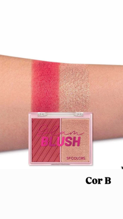 Duo Blush Glam Cor B - SP COLORS