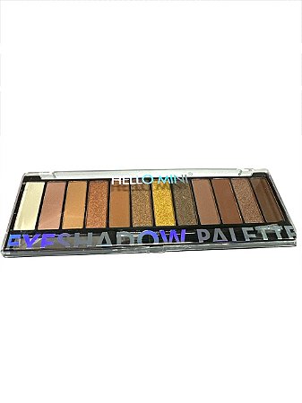 Paleta de Sombras 12 Cores - Cor 1 - Hello Mini