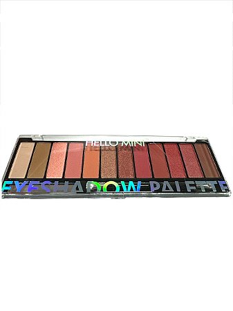Paleta de Sombras 12 Cores - Cor 2 - Hello Mini
