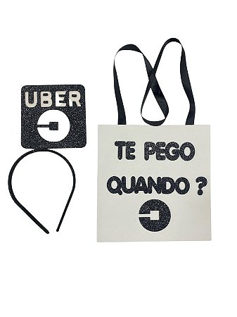 Arquinho e plaquinha Uber