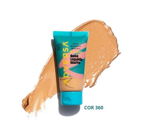 Base líquida Matte Vegana  - Cor 360 - Adversa
