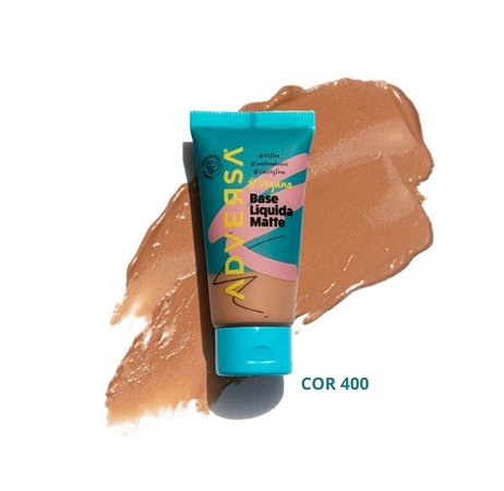 Base líquida Matte Vegana  - Cor 400- Adversa
