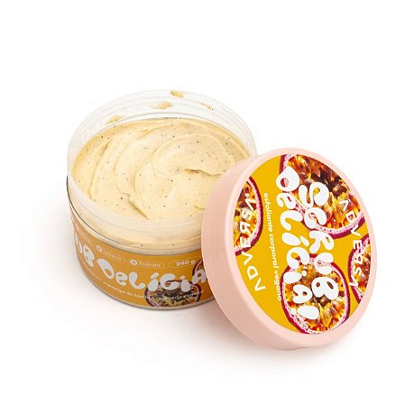 Esfoliante Corpo e Rosto Vegano Adversa MARACUJA